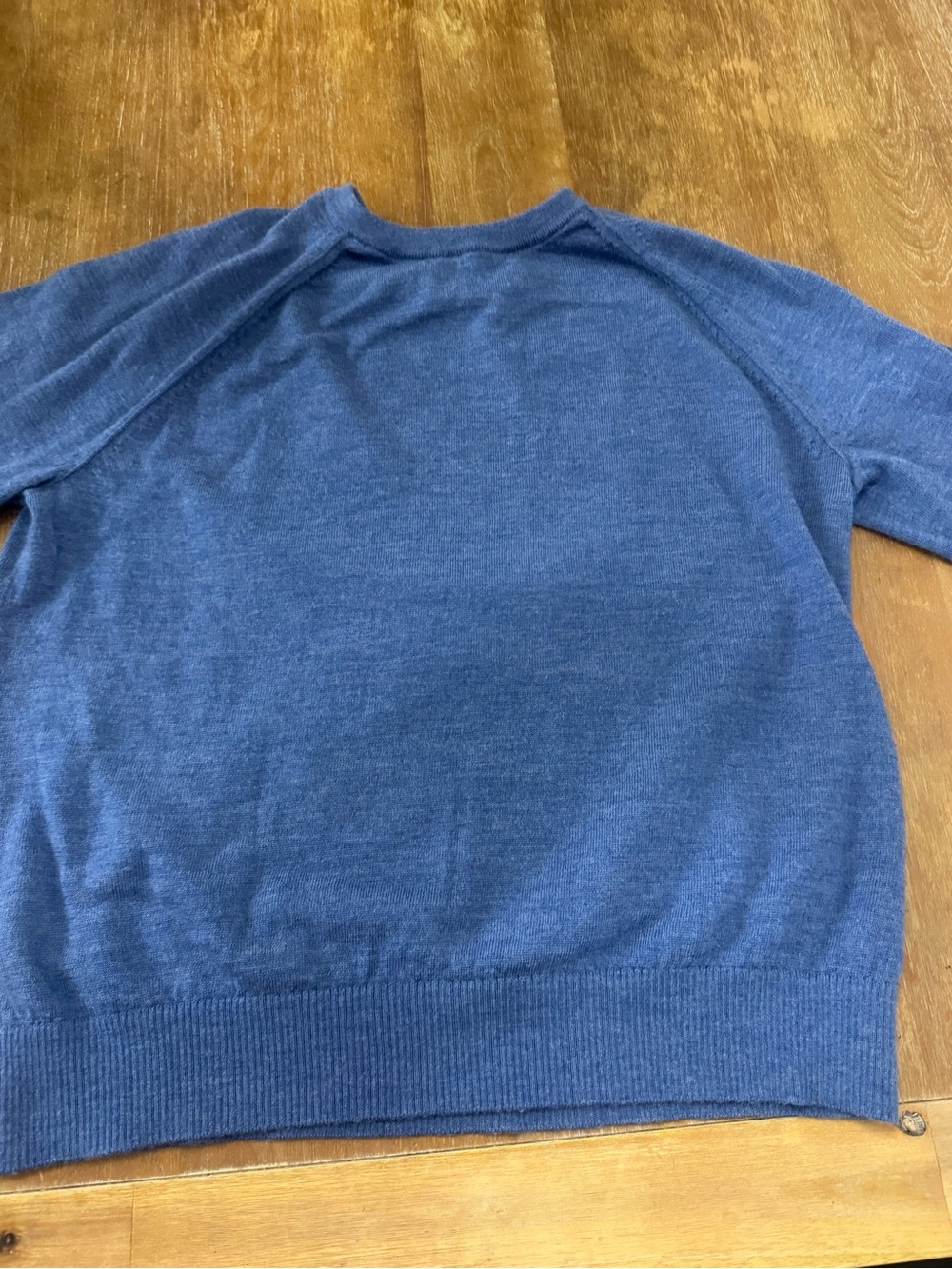 Banana Republic Men's Blue Crewneck Sweater